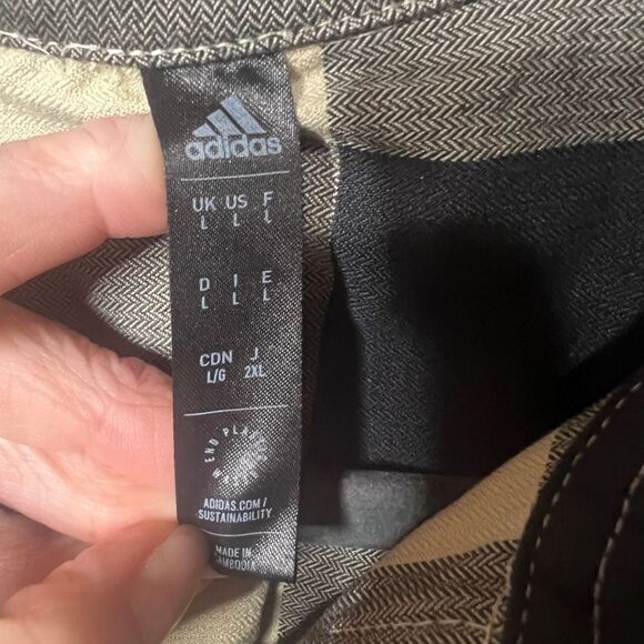 Adidas Black Tan Plaid Check Long Sleeve Button Up Shirt five ten Five Ten Brand - Picture 4 of 12